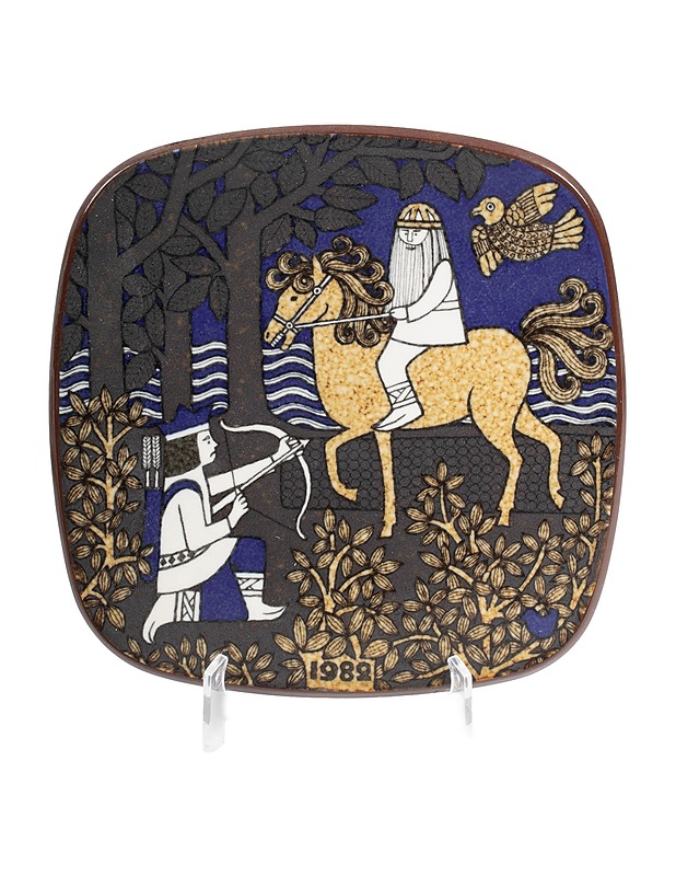 ARABIA Kalevala seinälautanen - 1982