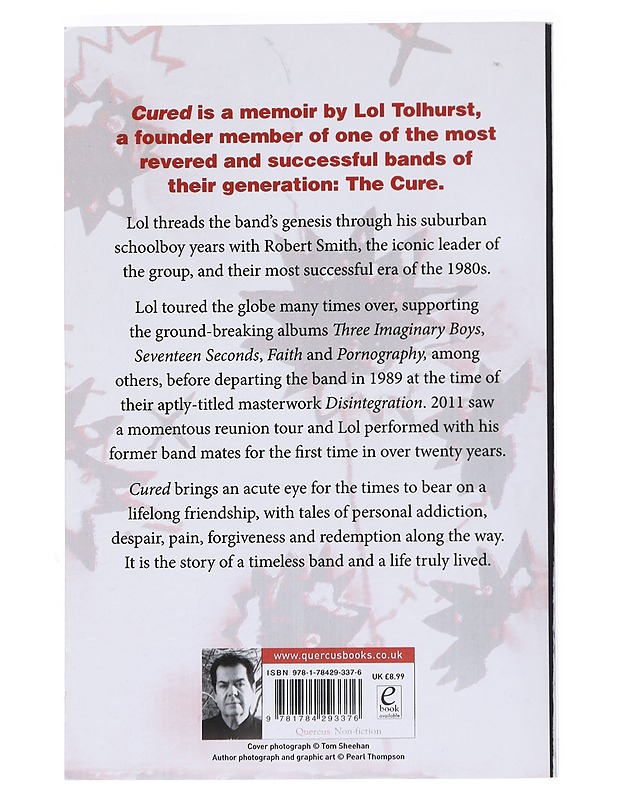 Cured - Lol Tolhurst - Elämäkerrat ja muistelmat - 10105532483 - 1