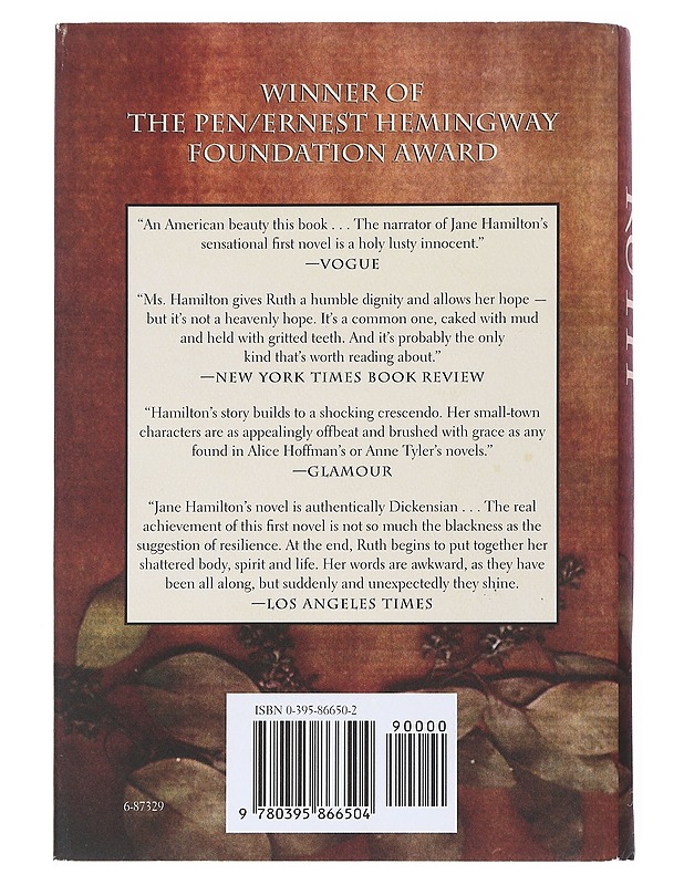 The book of Ruth - Jane Hamilton - Romaanit ja novellit - 10105532492 - 1