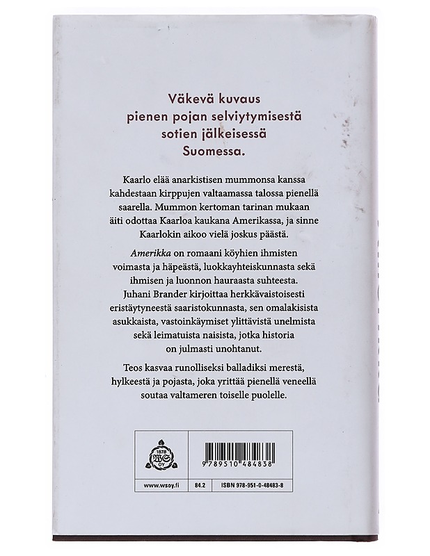 Amerikka - Juhani Brander - Romaanit ja novellit - 10105532497 - 1