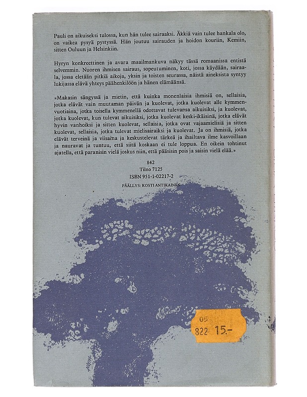 Silta liikkuu - Antti Hyry - Romaanit ja novellit - 10105532499 - 1