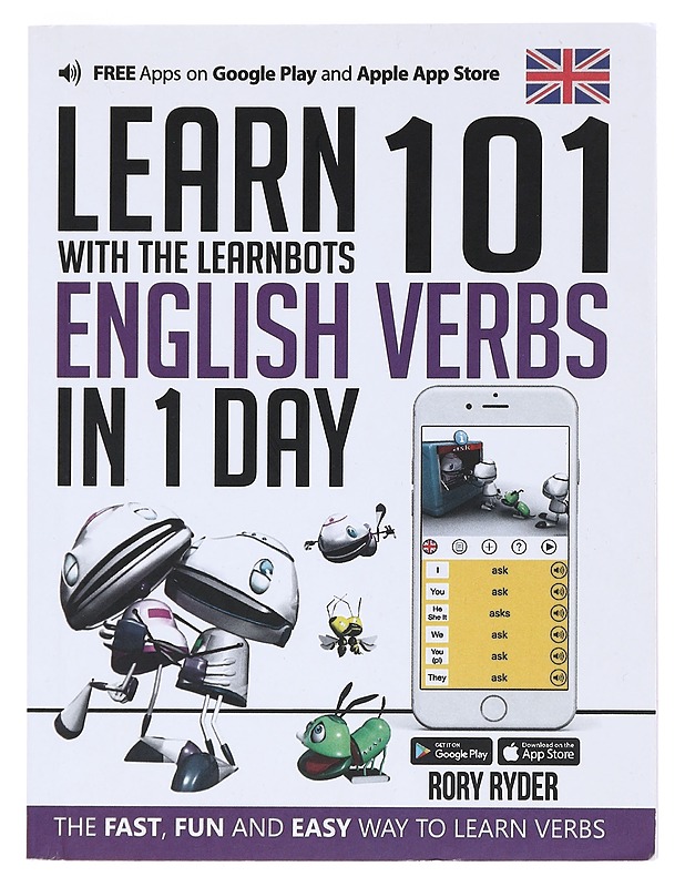 Learn 101 English Verbs in 1 Day - Rory Ryder - Harrastekirjat - 10105532540 - 0