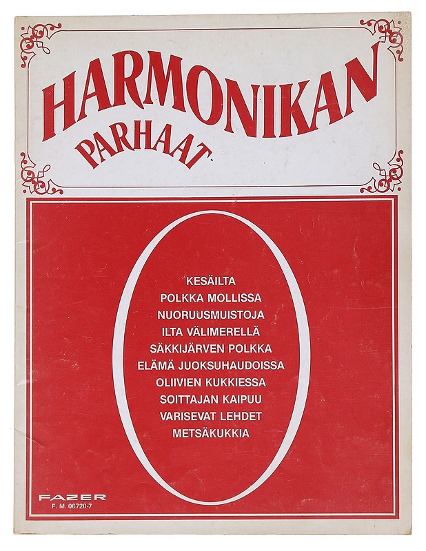 Harmonikan parhaat (Nuottijulkaisu)