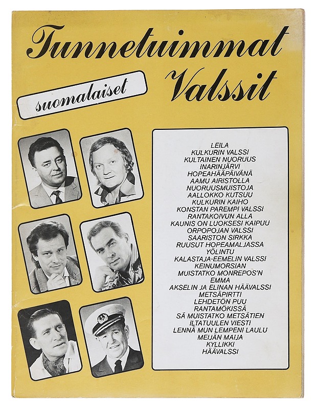 Tunnetuimmat suomalaiset valssit - Musiikki- ja elokuvakirjat - 10105532552 - 0