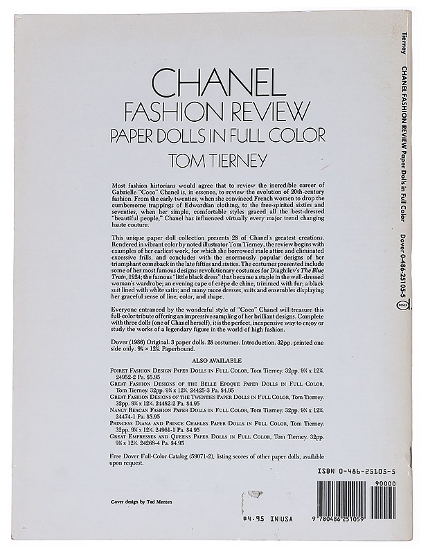 Chanel fashion review - Tom Tierney - Tietokirjat ja oppaat - 10105532570 - 1