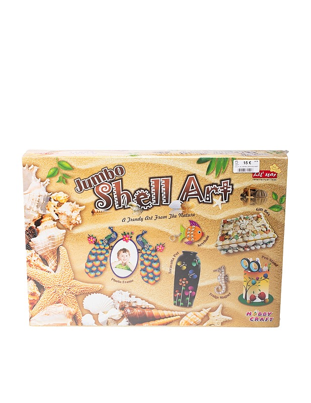 LIL' STAR Jumbo Shell Art askartelusetti - Lasten lelut - 10105532580 - 0