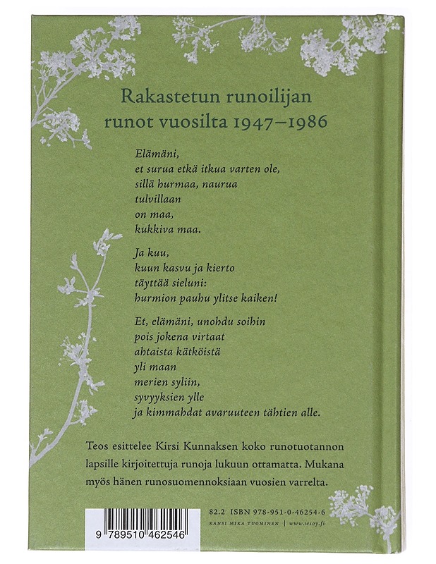 Puut kantavat valoa : runot 1947-1986 ja suomennoksia - Eeva Kilpi - Runot ja näytelmät - 10105532605 - 1