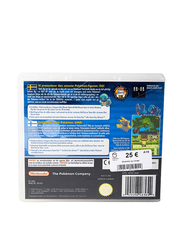 NINTENDO DS Pokémon Mystery Dungeon: Blue Rescue Team konsolipeli - Konsolit ja konsolipelit - 10105532637 - 1