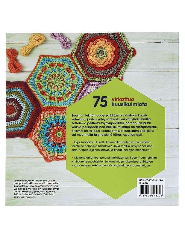 75 virkattua kuusikulmiota - Morgan, Leonie - Ompelu - 10105532638 - 1