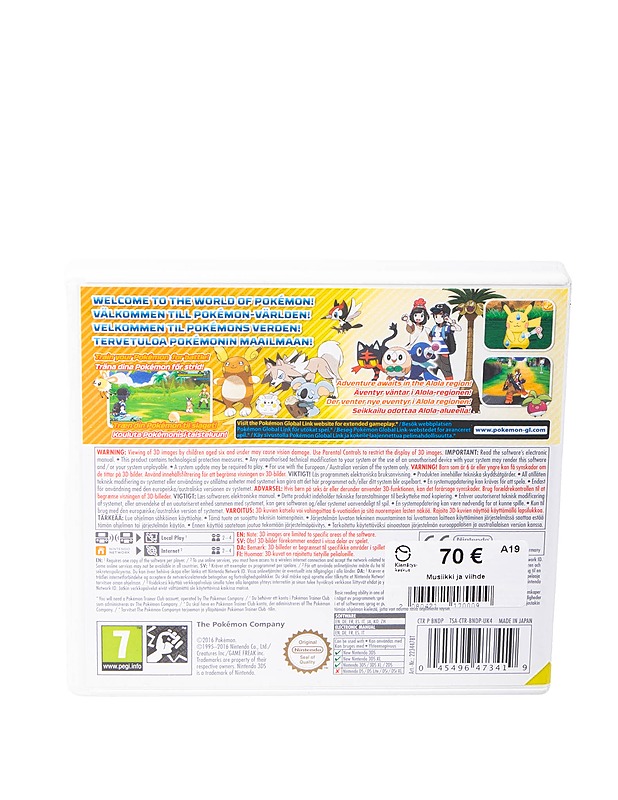 NINTENDO 3DS Pokémon Sun konsolipeli - Konsolit ja konsolipelit - 10105532645 - 1