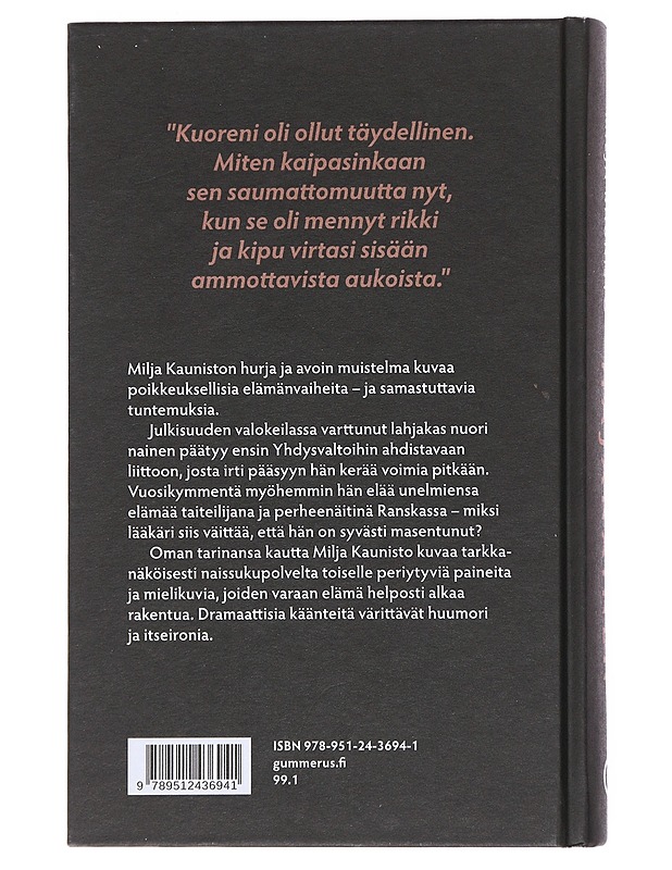 Hajanainen - Milja Kaunisto - Elämäkerrat ja muistelmat - 10105532665 - 1