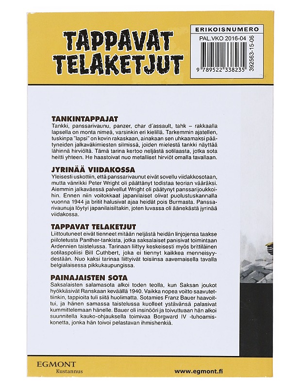 Korkeajäännitys Tappavat telaketjut Painajaisten sota - Marttinen, Antti - Sarjakuvat - 10105532796 - 1
