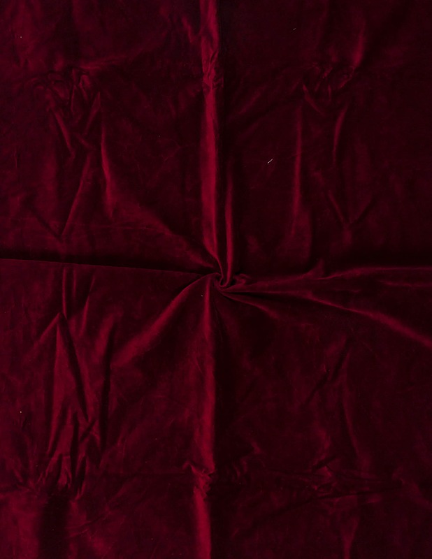 Puuvillasametti kangas, 140x175 cm - Kankaat - 10105532810 - 1