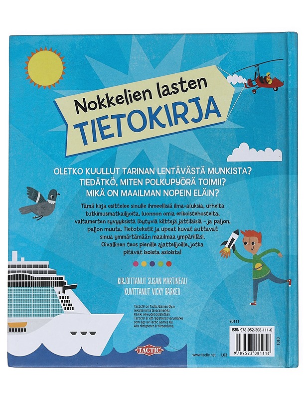 Nokkelien lasten tietokirja - Martineau, Susan - Tietokirjat - 10105532819 - 1