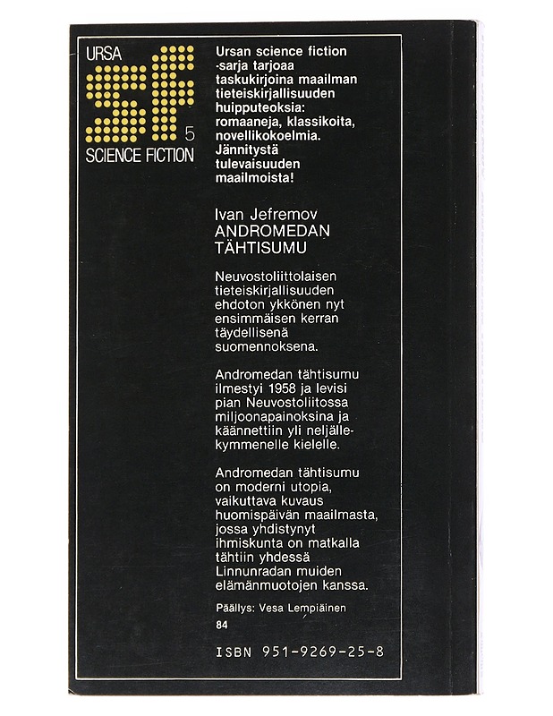 Andromedan tähtisumu - Jefremov, Ivan - Fantasia- ja scifi - 10105532828 - 1
