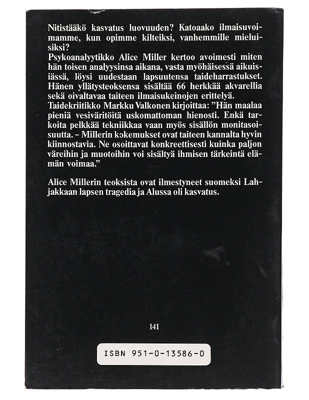 Lapsuuden kuvia : 66 akvarellia ja essee - Miller, Alice - Taide- ja kulttuurikirjat - 10105532857 - 1