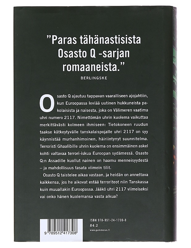 Uhri 2117 - Adler-Olsen, Jussi - Jännitys ja dekkarit - 10105532872 - 1