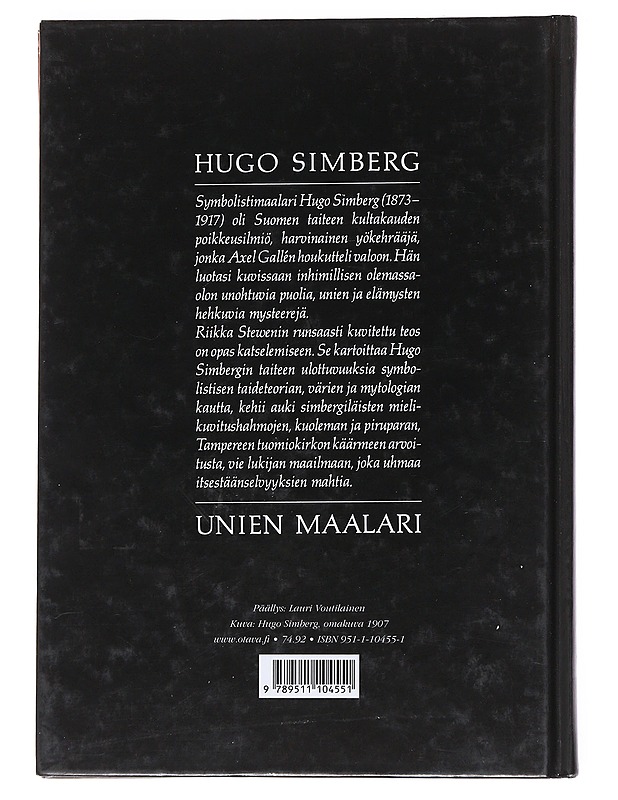 Hugo Simberg - unien maalari - Stewen, Riikka - Historiakirjat - 10105532892 - 1
