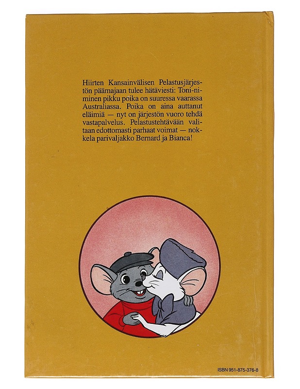 Bernard ja Bianca Australiassa - Disney, Walt - Lastenkirjat - 10105532925 - 1