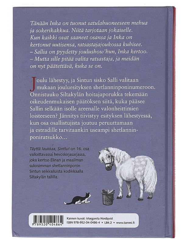 Täyttä laukkaa, Sinttu! - Hallberg, Lin - Lastenkirjat - 10105533009 - 1