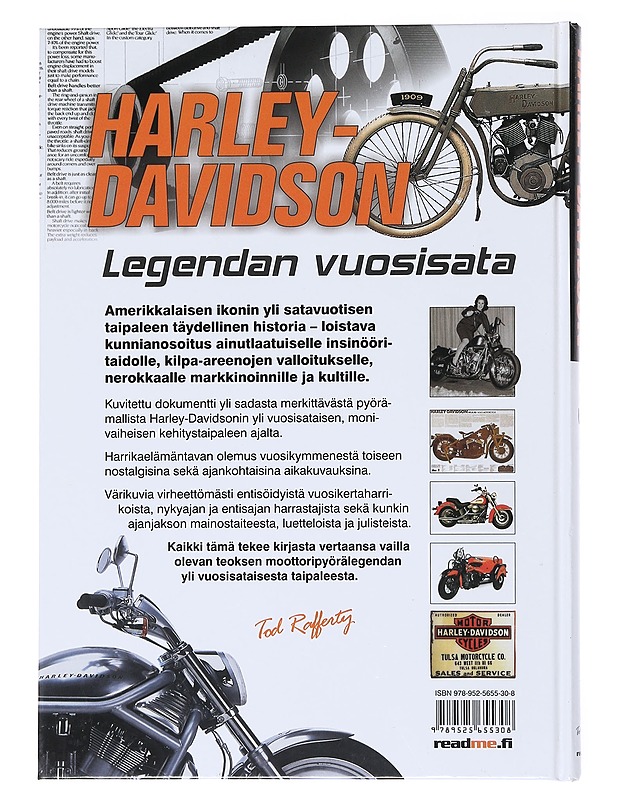 Harley-Davidson : legendan vuosisata - Tod Rafferty - Harrastekirjat - 10105533028 - 1