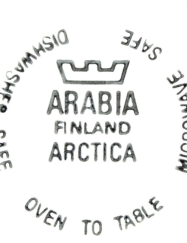 ARABIA Arctica Rosette pullalautanen - Designsuosikit - 10105533034 - 2