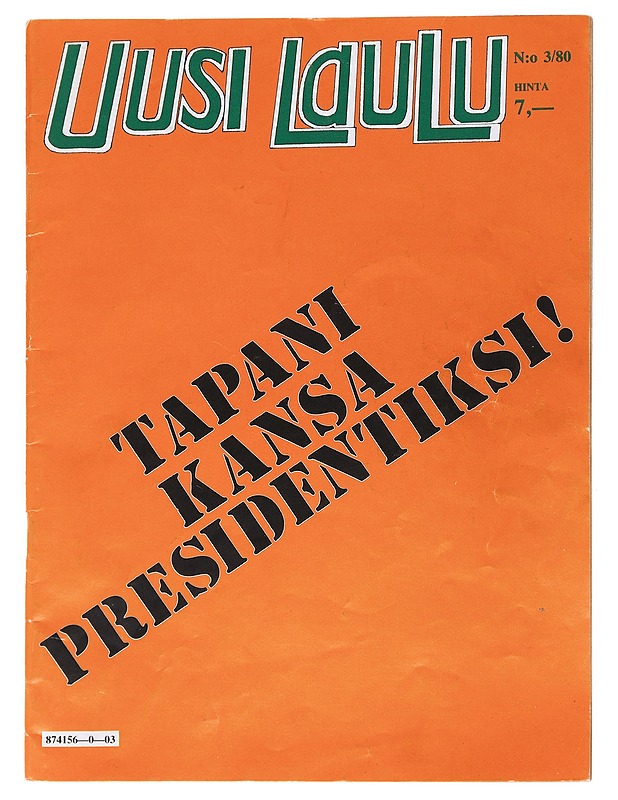 Uusi laulu No 3 1980