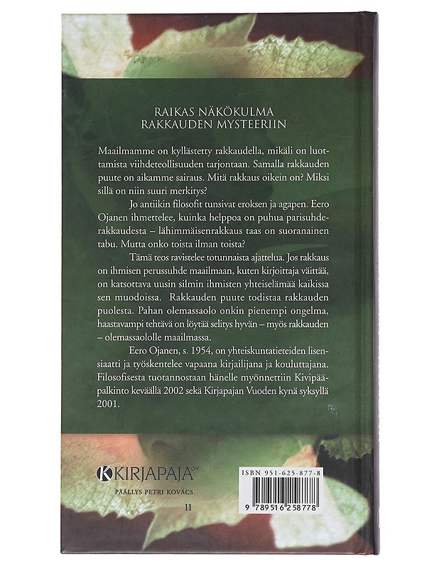 Rakkauden filosofia - Eero Ojanen - Tietokirjat ja oppaat - 10105533143 - 1