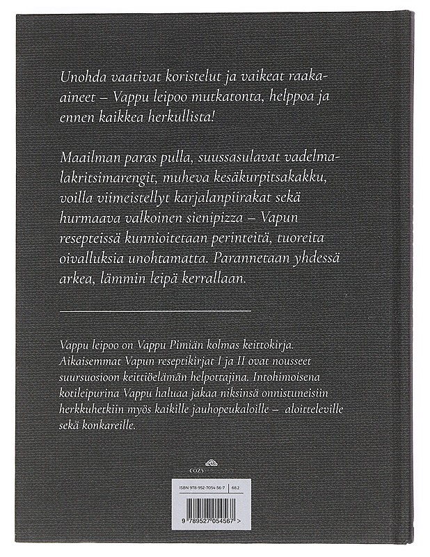 Vappu leipoo - Pimiä, Vappu - Ruokakirjat - 10105533141 - 1