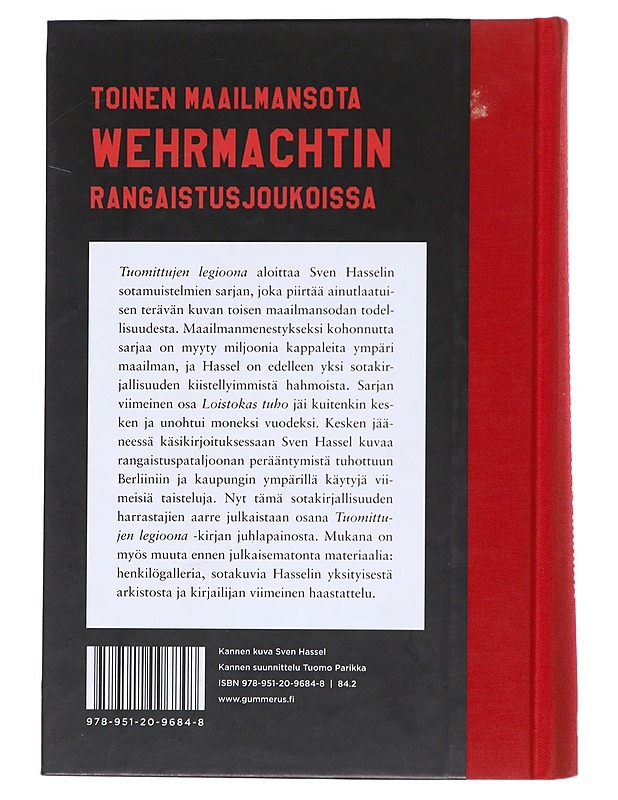 Tuomittujen legioona - Sven Hassel - Romaanit ja novellit - 10105533160 - 1