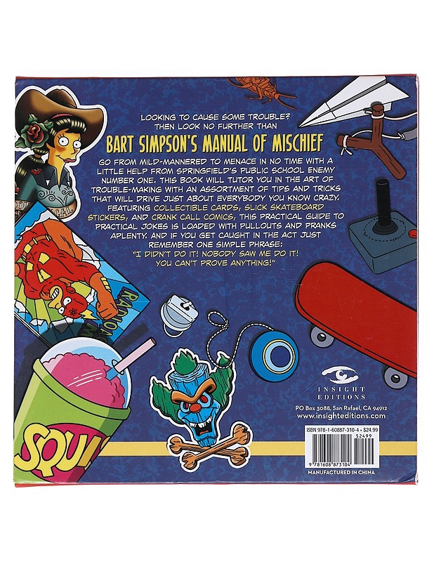 Bart Simpson's Manual of Mischief - Matt Groening - Harrastekirjat - 10105533176 - 1