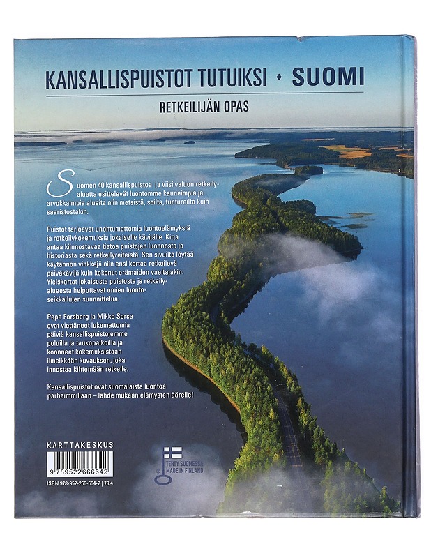 Suomi : retkeilijän opas - Forsberg, Pepe - Harrastekirjat - 10105533171 - 1