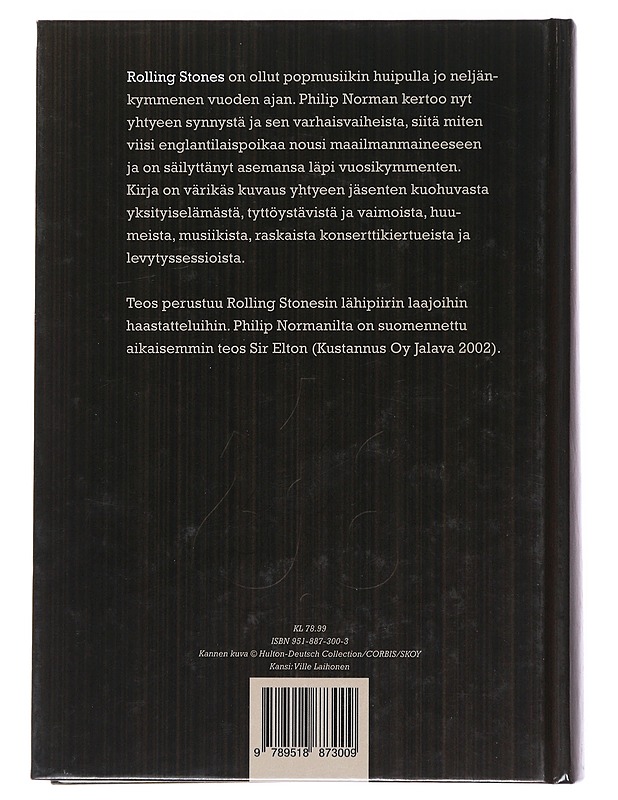 Rolling Stones - Norman, Philip - Historiakirjat - 10105533179 - 1
