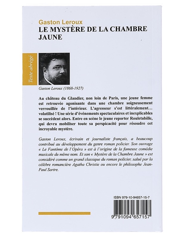 Le Mystere De La Chambre Jaune - Gaston Leroux - Jännitys ja dekkarit - 10105533191 - 1