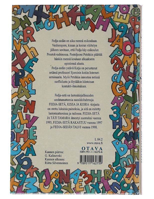 Fedja-setä menee kouluun - Uspenski, Eduard - Lastenkirjat - 10105533201 - 1
