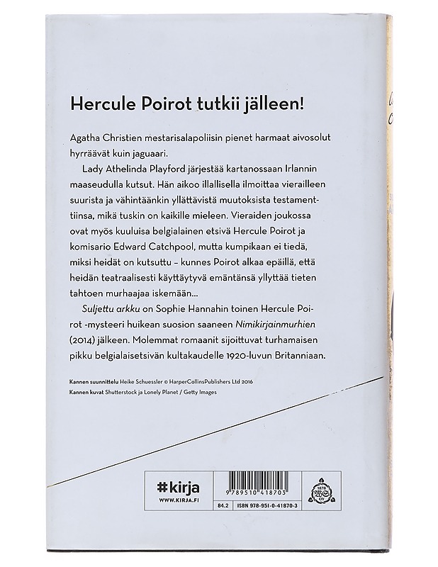 Suljettu arkku : uusi Hercule Poirot -mysteeri - Hannah, Sophie - Jännitys ja dekkarit - 10105533262 - 1