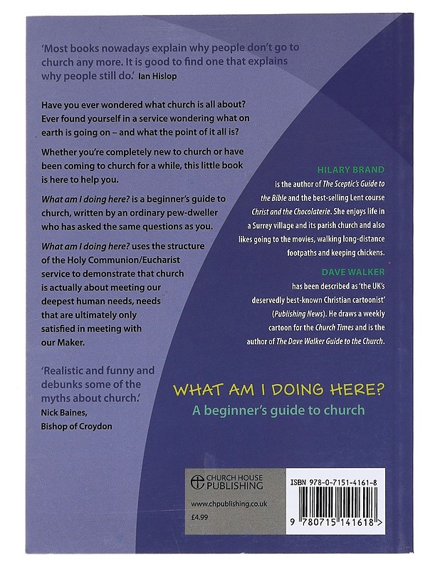 What am I Doing Here?: A Beginner's Guide to Church - Brand, Hilary - Tietokirjat ja oppaat - 10105533328 - 1