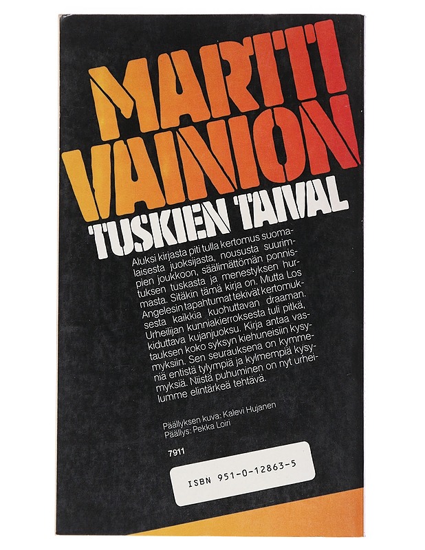 Martti Vainion tuskien taival : raportti juoksijasta, syyttömistä ja syyllisistä - Eino Leino - Elämäkerrat ja muistelmat - 10105533351 - 1