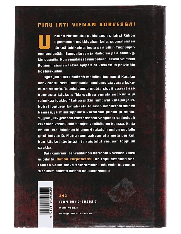 Röhön korpitaistelu - Reino Lehväslaiho - Romaanit ja novellit - 10105533409 - 1