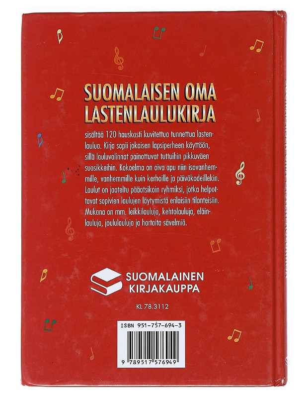 Suomalaisen oma lastenlaulukirja - Kari, Virpi - Lastenkirjat - 10105533428 - 1