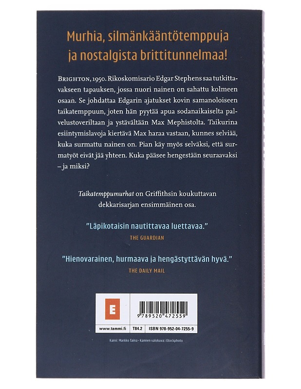 Taikatemppumurhat - Griffiths, Elly - Jännitys ja dekkarit - 10105533530 - 1