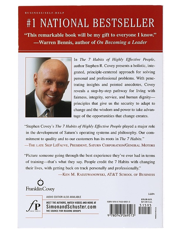 The 7 habits of highly effective people - Stephen R. Covey - Tietokirjat ja oppaat - 10105533535 - 1