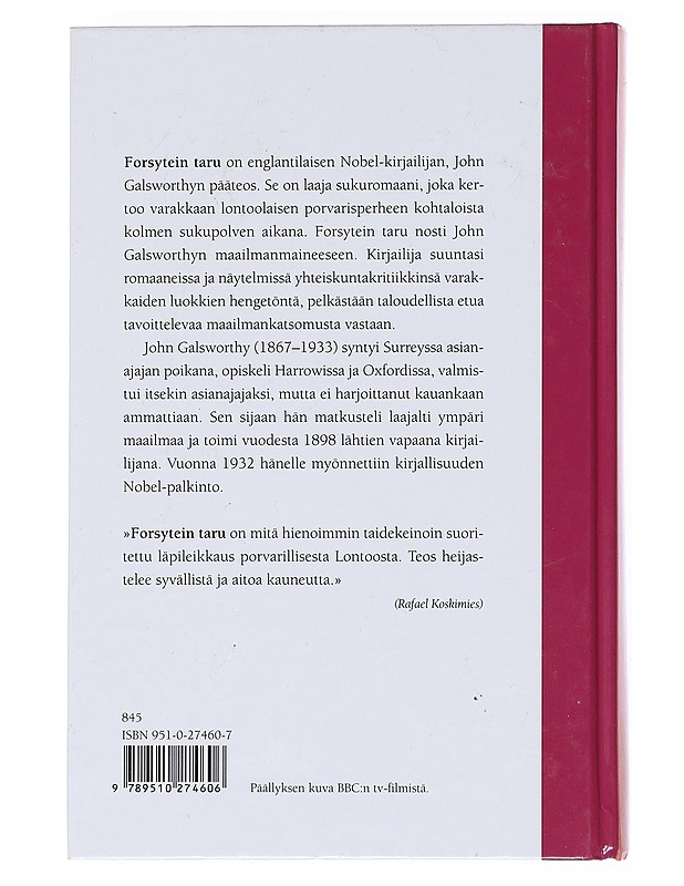 Forsytein taru 2 - John Galsworthy - Romaanit ja novellit - 10105533557 - 1