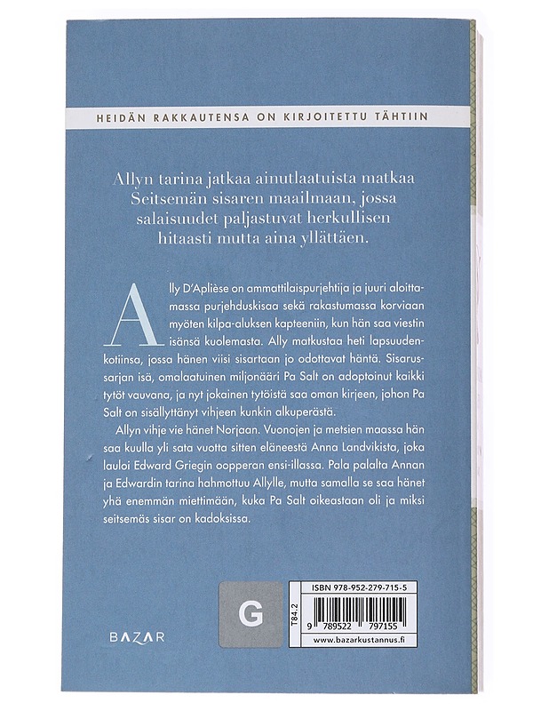 Myrskyn sisar : Allyn tarina - Riley, Lucinda - Romaanit ja novellit - 10105533613 - 1