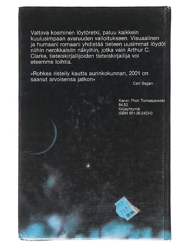 2010 avaruusodysseia - Clarke, Arthur C. - Fantasia- ja scifi - 10105533623 - 1
