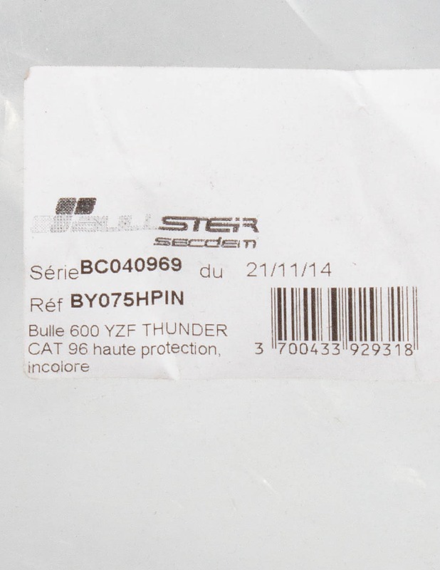 BULLSTER SECDEM 600 YZF Thundercat 96 väritön korkea tuulilasi  - Muut urheiluvälineet ja vapaa-aika - 10105533661 - 3