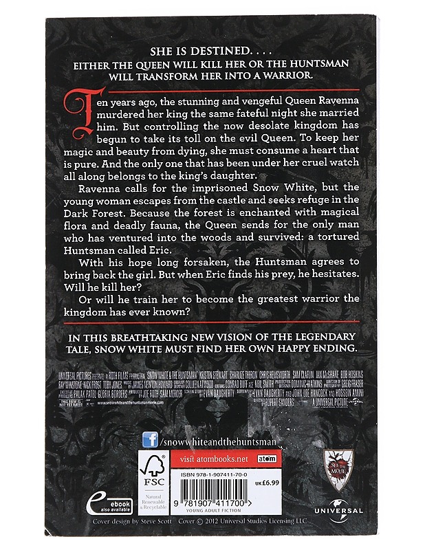 Snow white & the huntsman : a novel - Blake, Lily - Fantasia- ja scifi - 10105533678 - 1