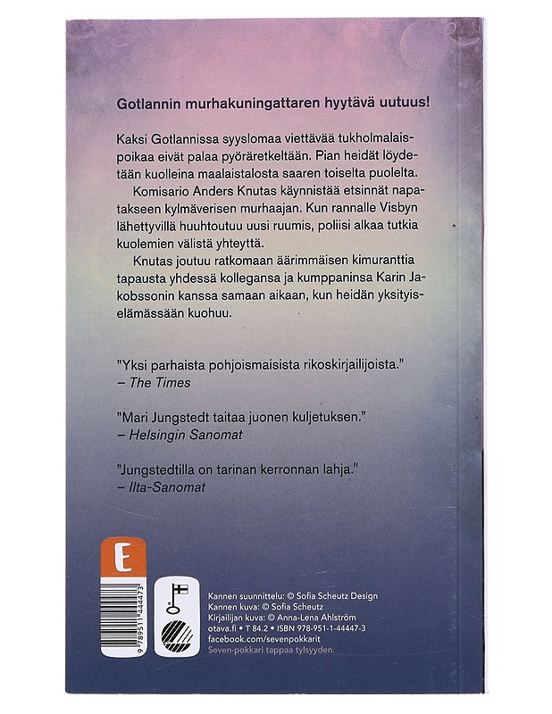 Viimeisen lampun loisteessa - Jungstedt, Mari - Jännitys ja dekkarit - 10105533744 - 1