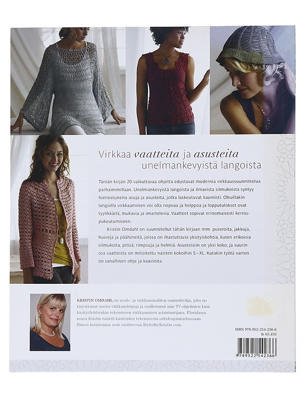 Hienoimmat virkkuutyöt : vaatteita ja asusteita unelmankevyistä langoista - Omdahl, Kristin - Harrastekirjat - 10105533779 - 1