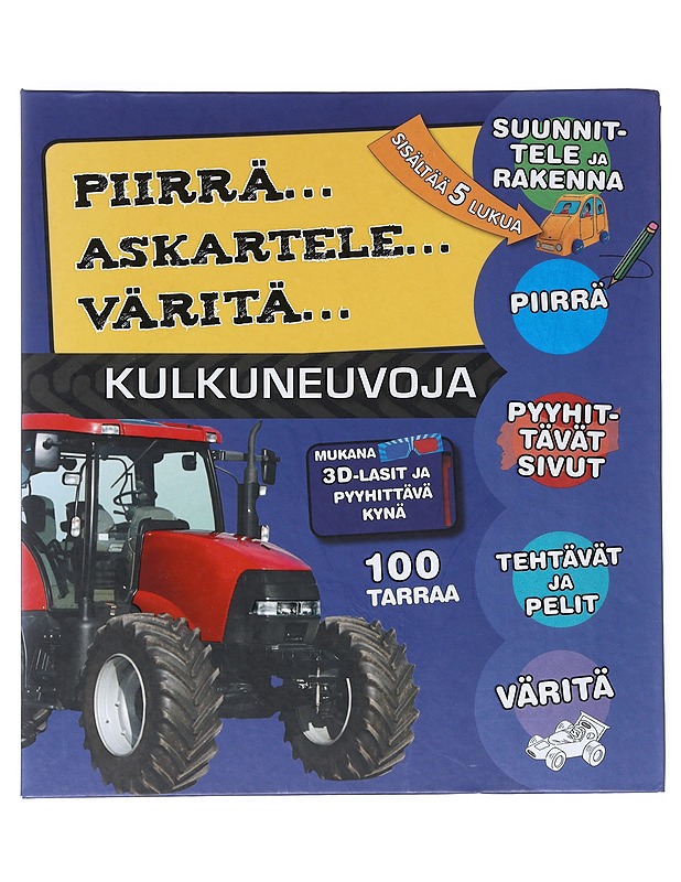 Piirrä...askartele...väritä...kulkuneuvoja - Lastenkirjat - 10105533819 - 0